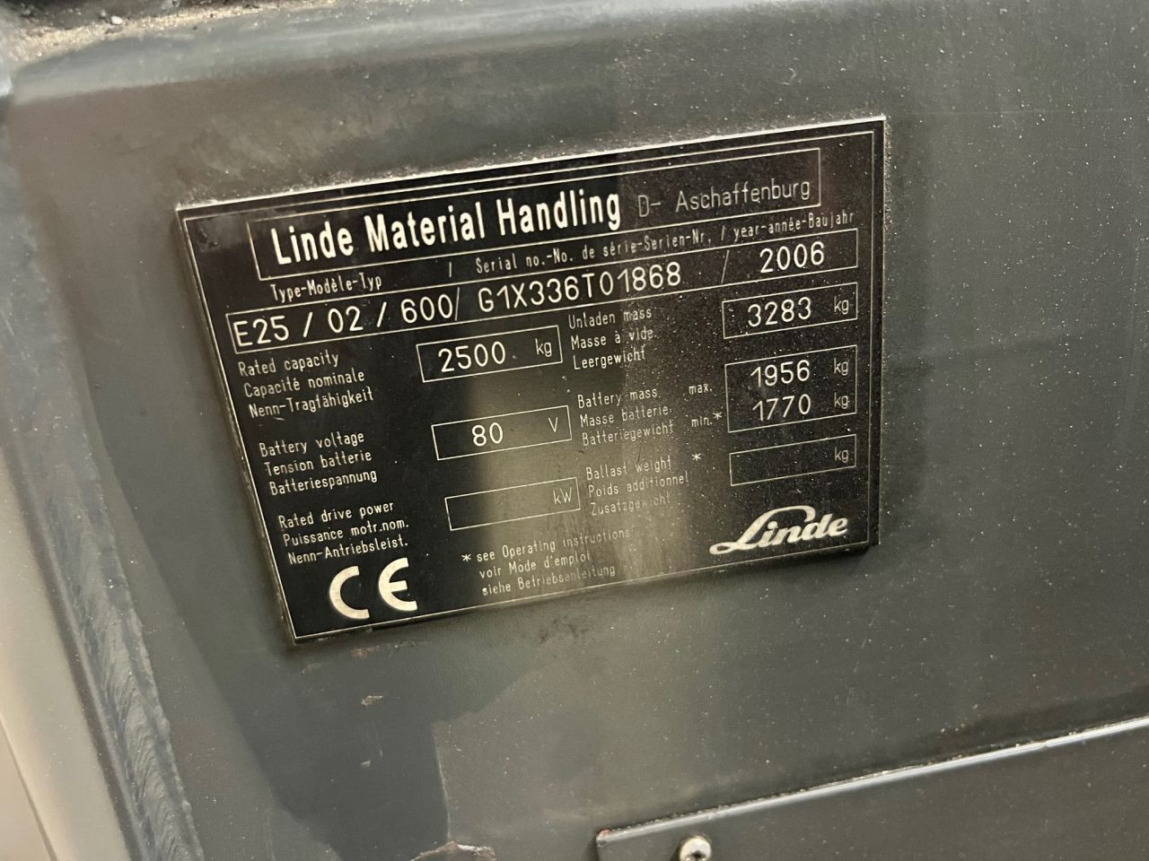 Linde E25/600-02