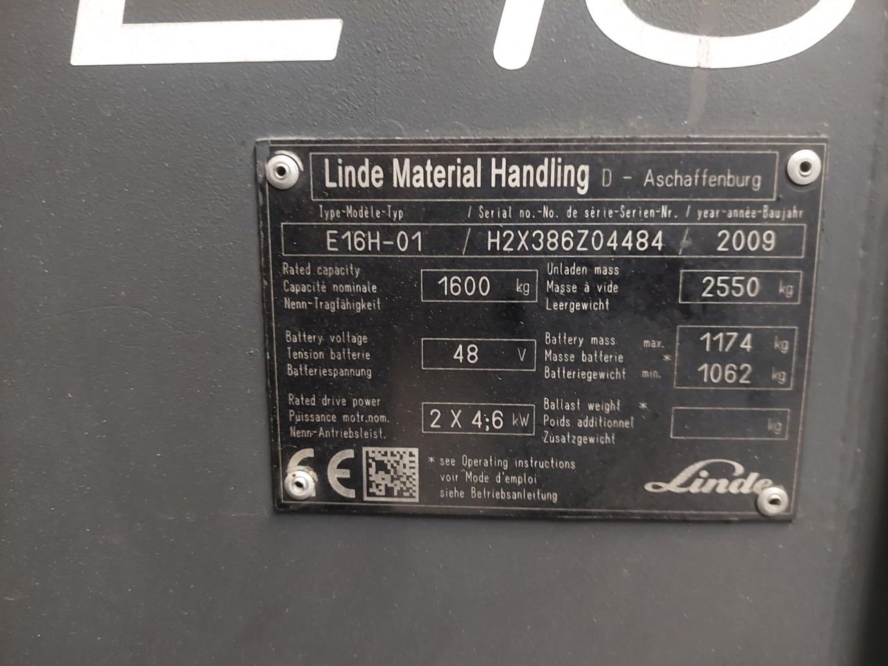 Linde E16H-01-386
