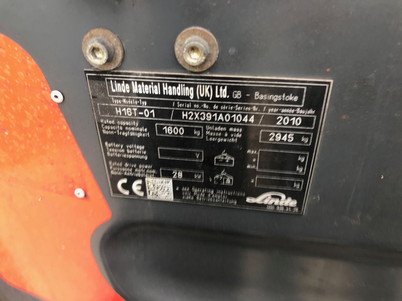 Linde H16T-01-391