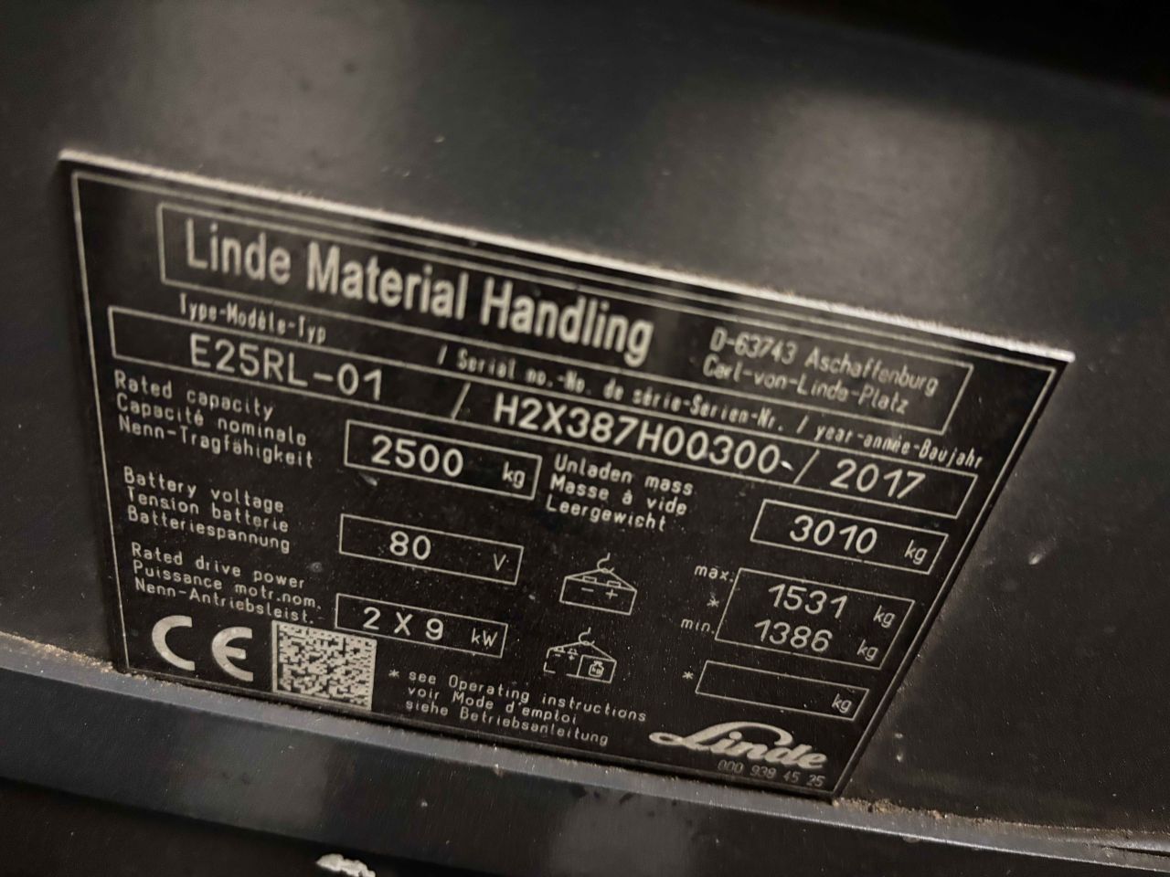 Linde E25RL-387