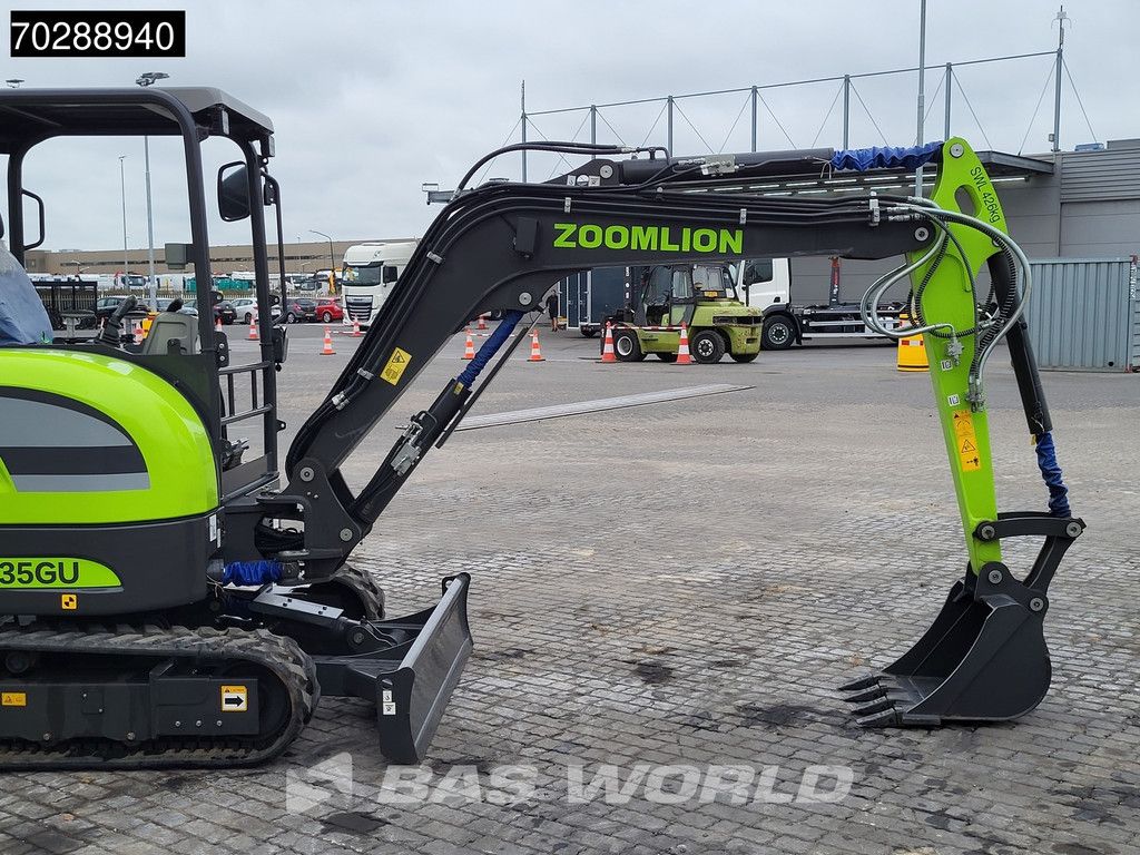 Zoomlion ZE35 GU FACTORY WARRANTY -KUBOTA ENGINE - CE CERTIFIED