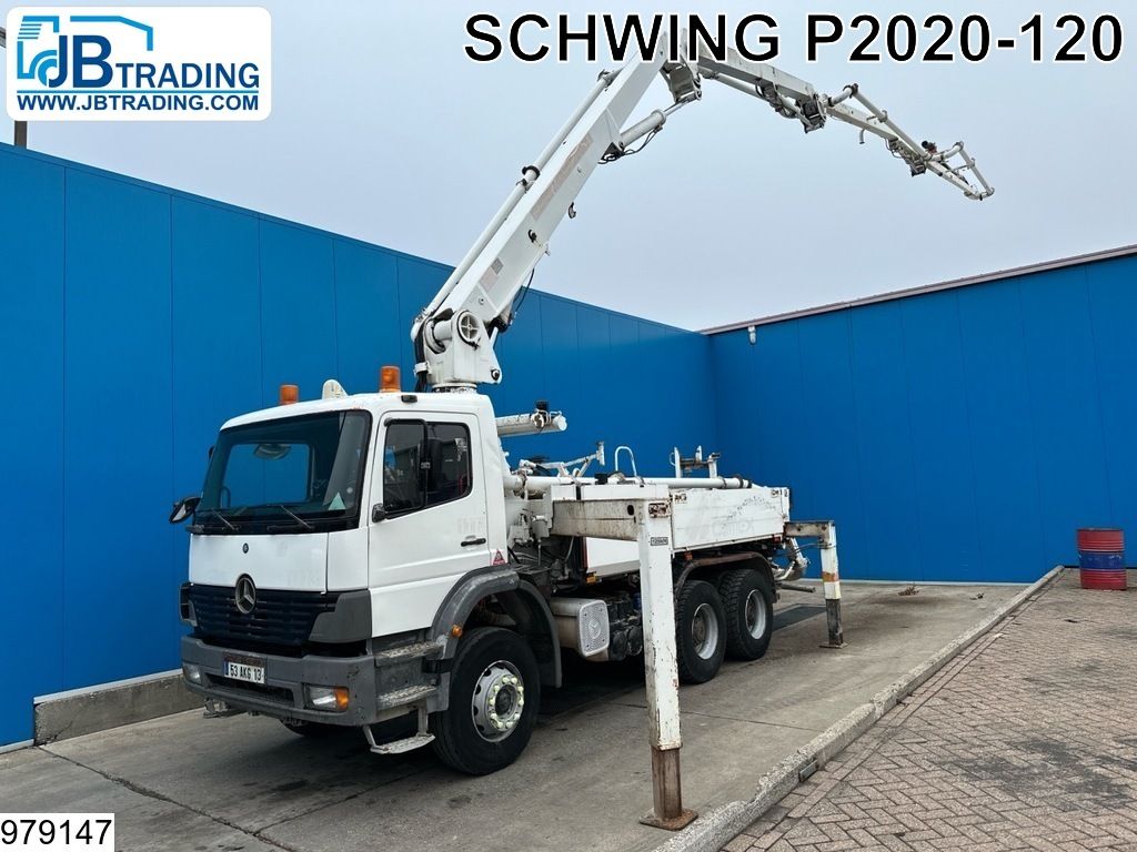 Mercedes Axor 2628 6x4, Steel suspension, SCHWING P2020-120