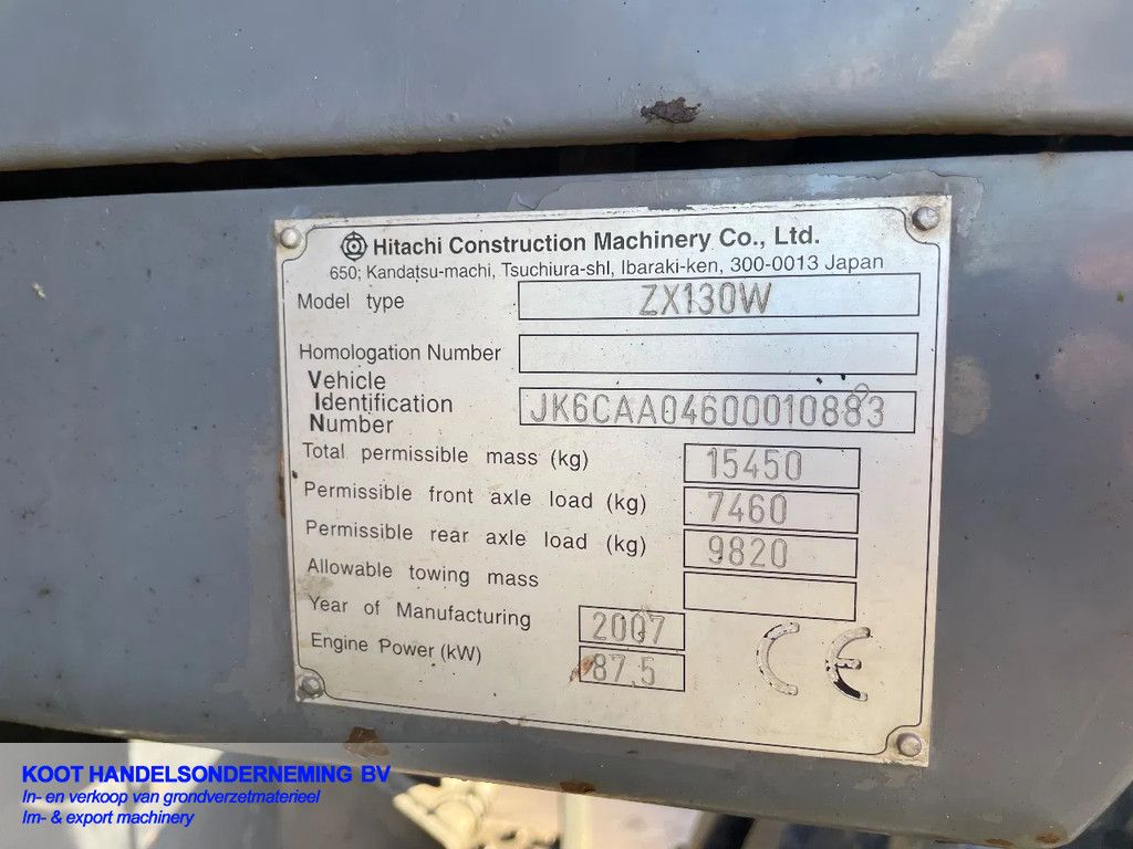 Hitachi ZX 130w Good Working!