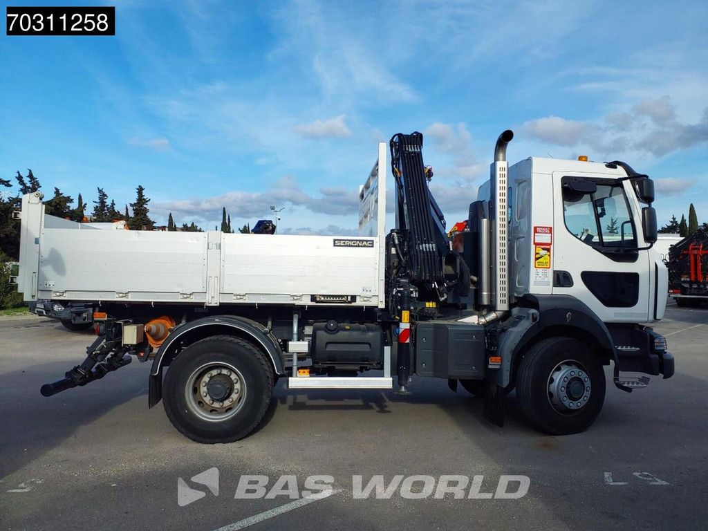 Renault D 280 4X4 HIAB X-HIDUO 118 Kran Crane Tipper Automatic Euro 6