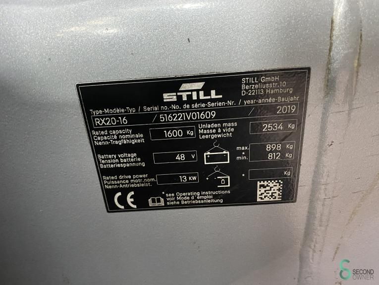 Gabelstapler Elektrisch Still RX20-16 2019 Frühjahrsangebote