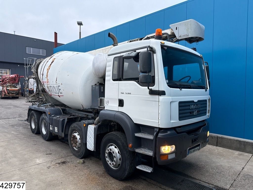 MAN TGA 35 360 8x4, CIFA, 9m3, Manual