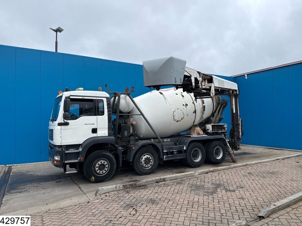 MAN TGA 35 360 8x4, CIFA, 9m3, Manual