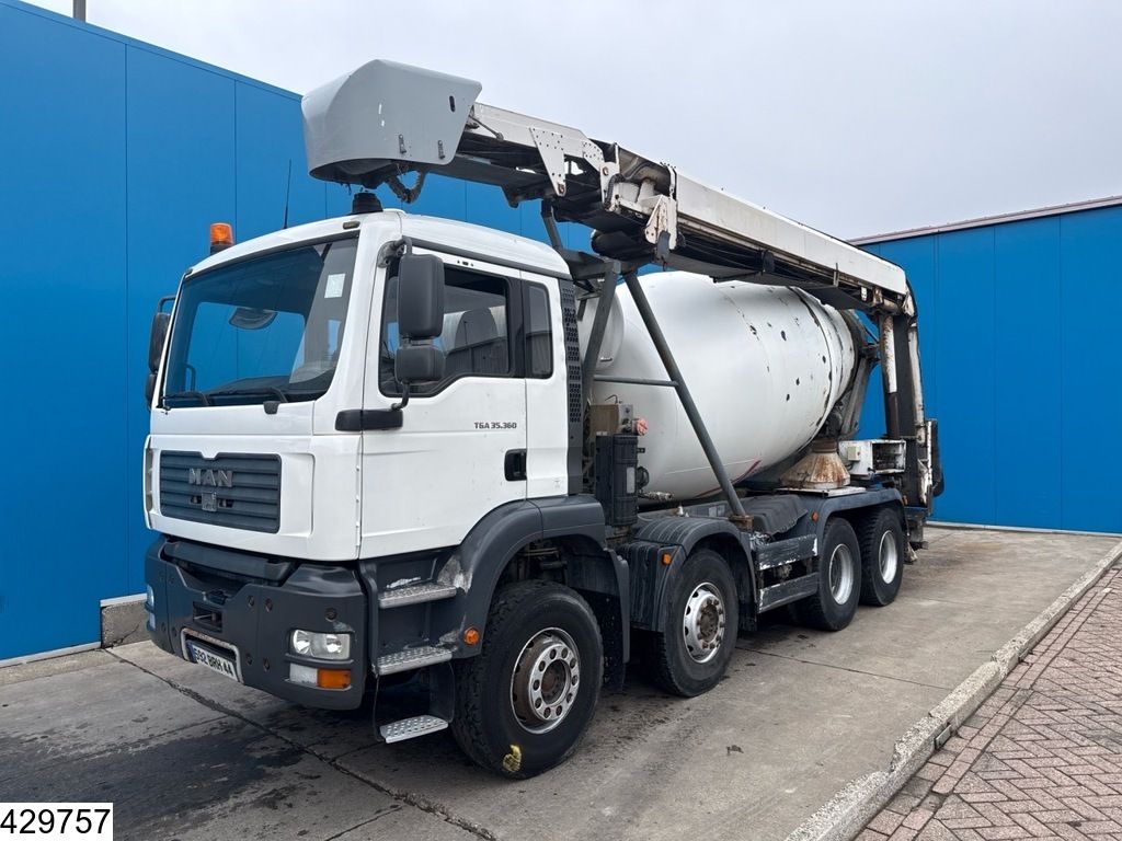 MAN TGA 35 360 8x4, CIFA, 9m3, Manual