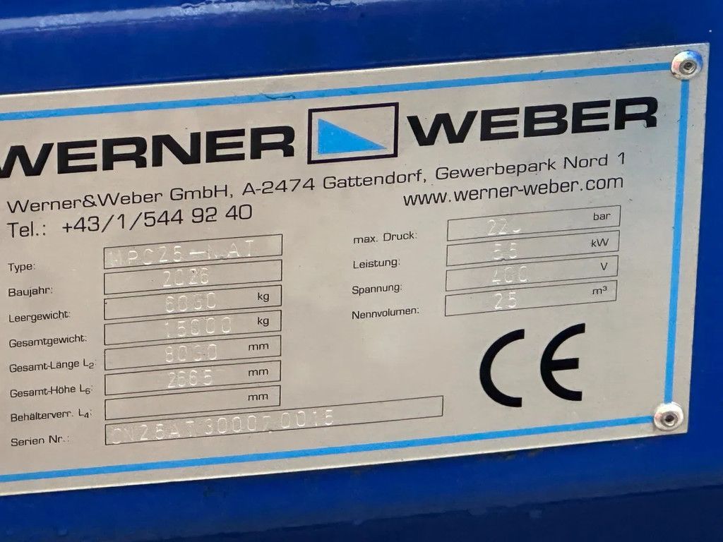 Werner & Weber Mpc25. 25 m3
