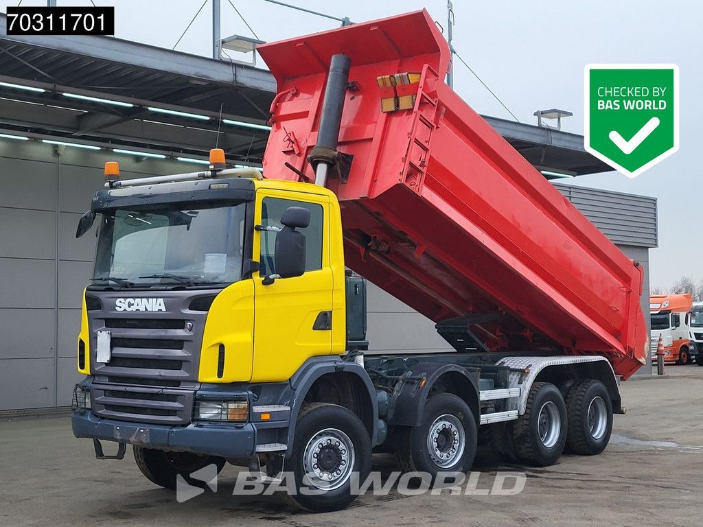 Scania G G420 8X6 8x6 18m3 KH Kipper Manual Steel suspension Big-Axle Euro 4