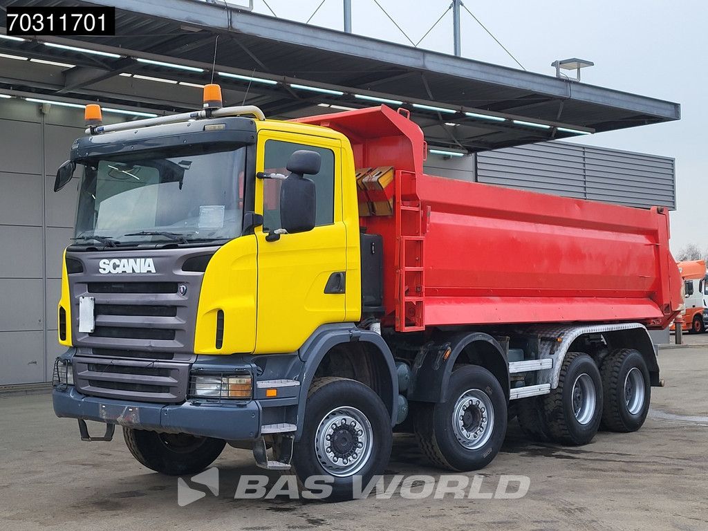 Scania G G420 8X6 8x6 18m3 KH Kipper Manual Steel suspension Big-Axle Euro 4