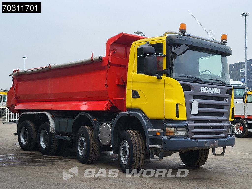 Scania G G420 8X6 8x6 18m3 KH Kipper Manual Steel suspension Big-Axle Euro 4