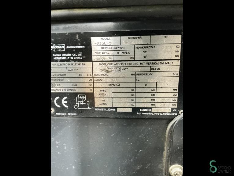 Forklifts Diesel Doosan D35C-5 2008