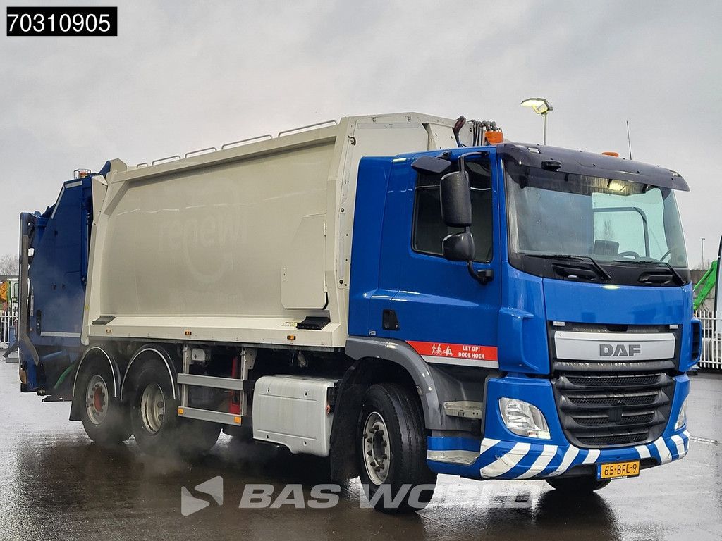 DAF CF 290 6X2 NL-Truck APK Geesink GPM III Steering axle Automatic Euro 6