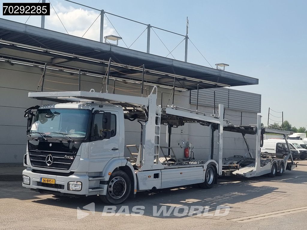 Mercedes Axor 1833 4X2 NL-Truck Rolfo car transporter Retarder 3-Pedals Euro 5