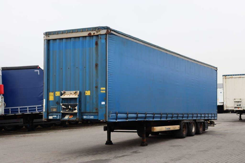 Schiebeplanenauflieger Krone Auflieger Curtainsider Mega 2013