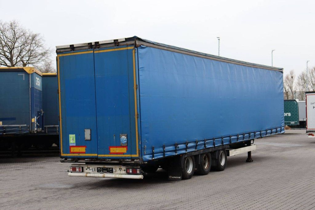 Schiebeplanenauflieger Krone Auflieger Curtainsider Mega 2013