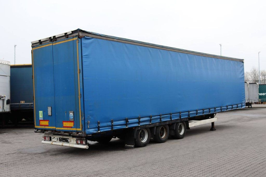 Schiebeplanenauflieger Krone Auflieger Curtainsider Mega 2013