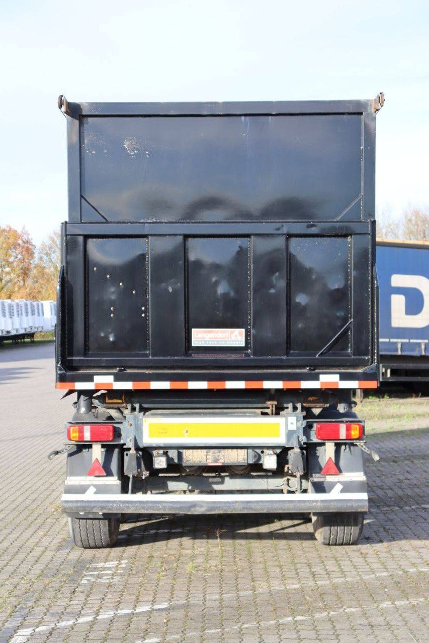 Kipper Oplegger Kempf Auflieger Kipper Stahlrundmulde 2009