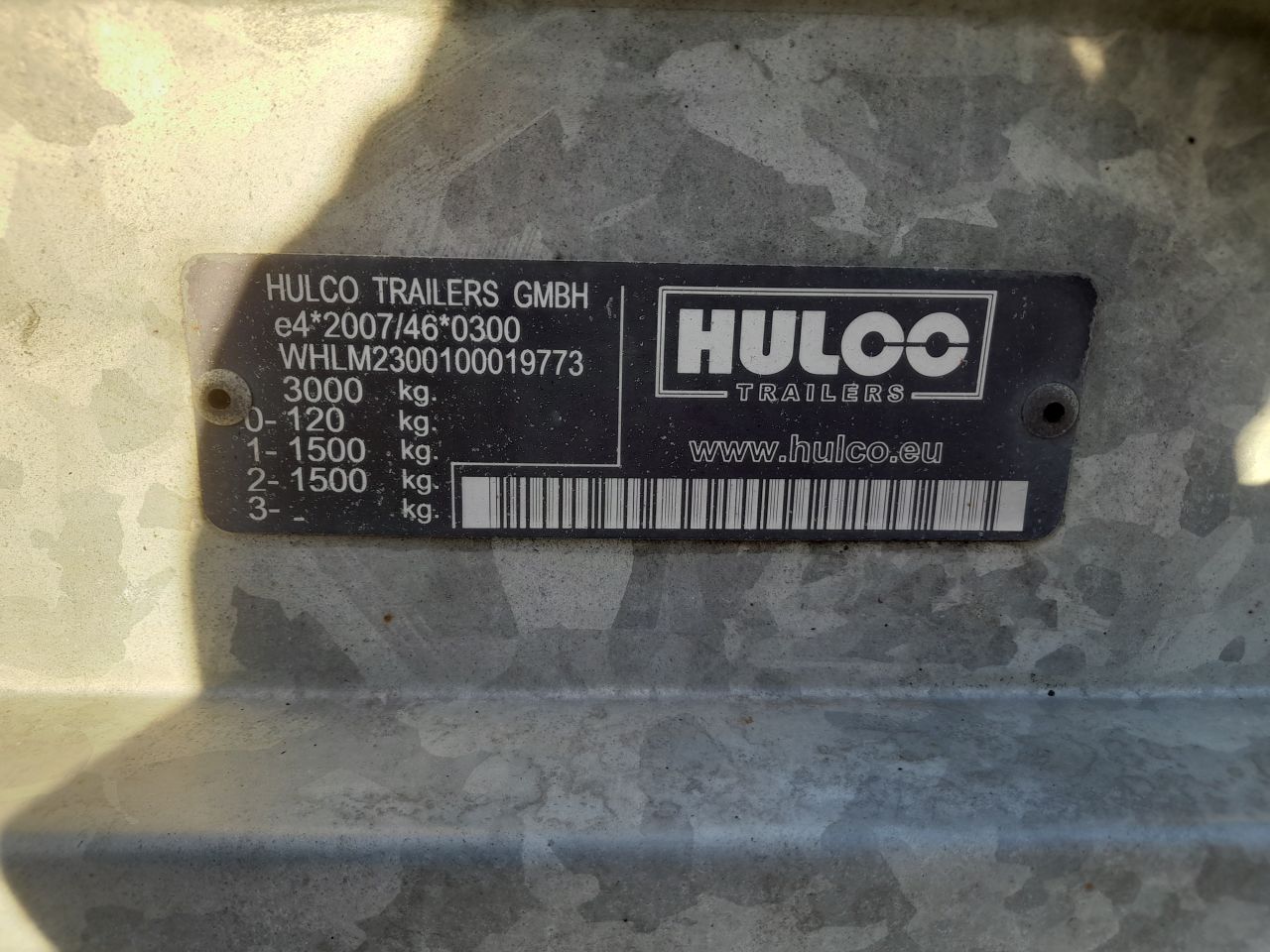 Hulco medax plateauwagen aanhanger trailer met oprijplaten