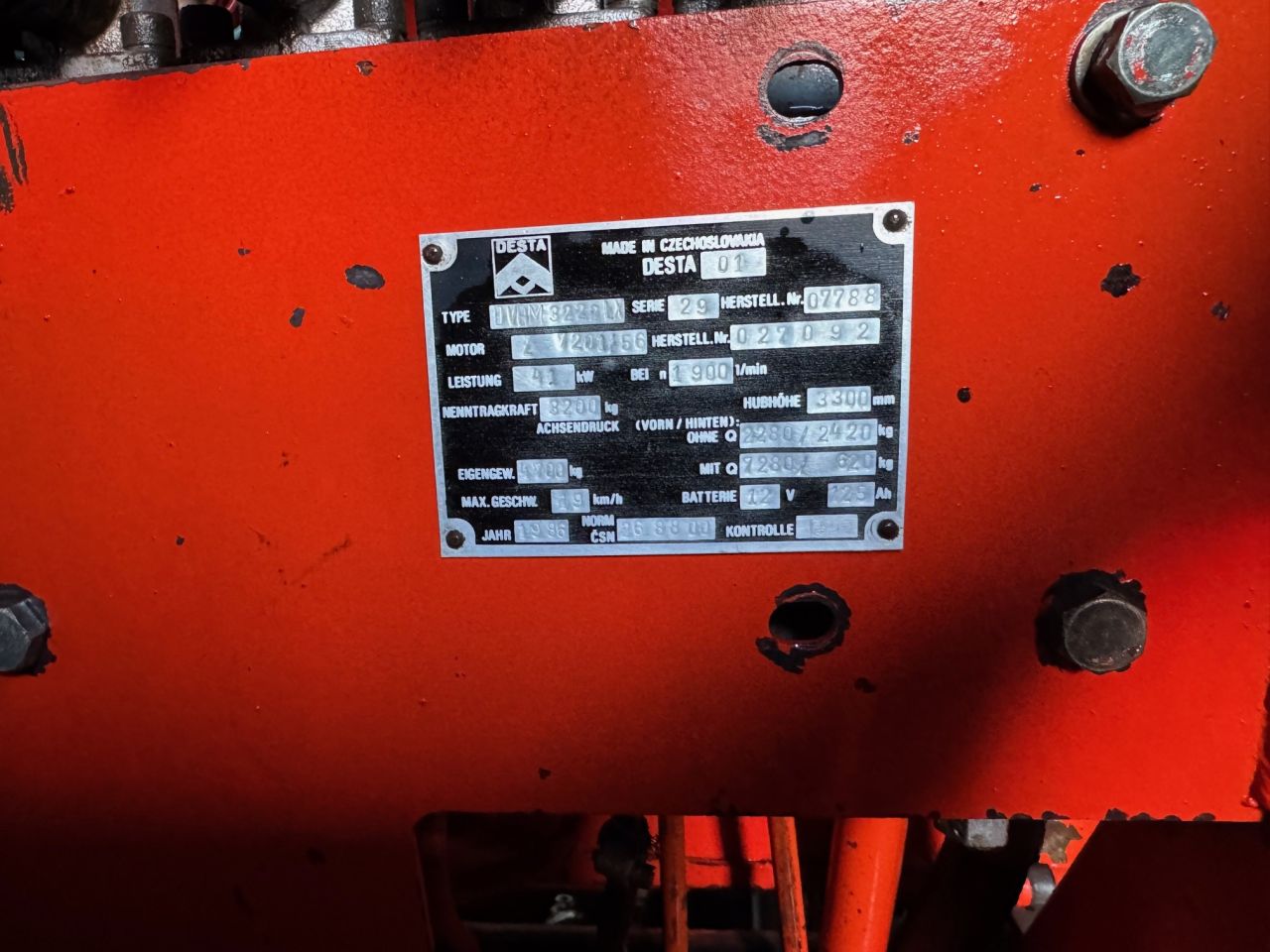 Desta 3 tons dieselheftruck