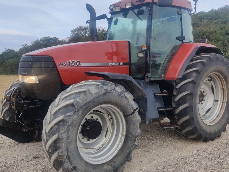Case IH MX 170 med affjedret foraksel og original frontlift MX 170
