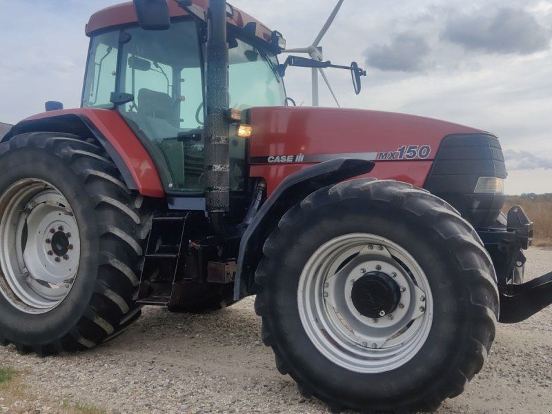 Case IH MX 170 med affjedret foraksel og original frontlift MX 170