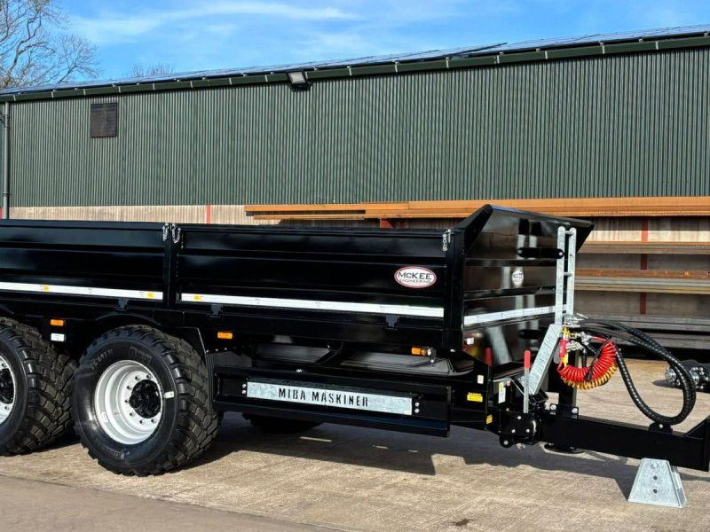 16T entrepenørvogn med nedfoldbare sider