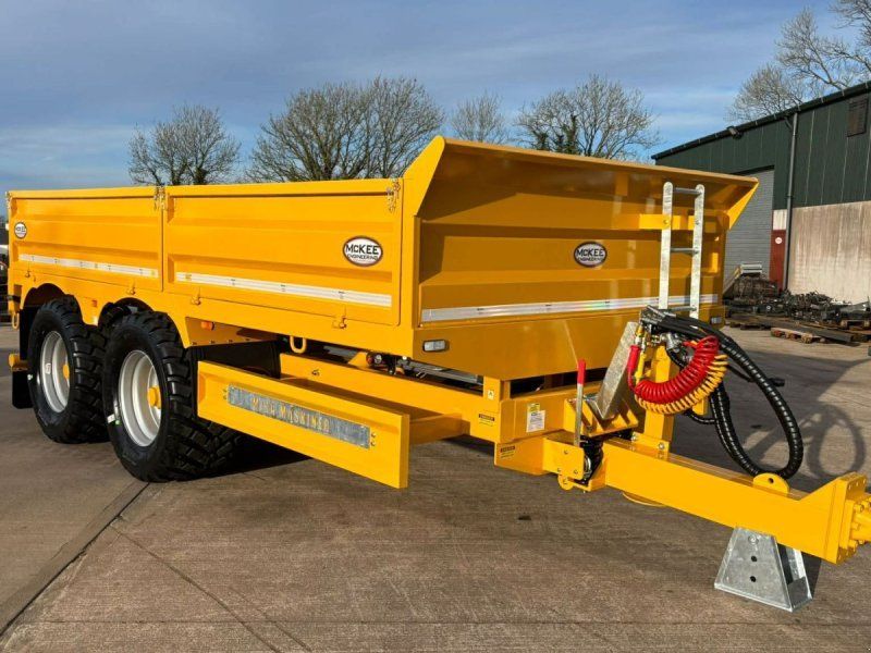 16T entrepenørvogn med nedfoldbare sider