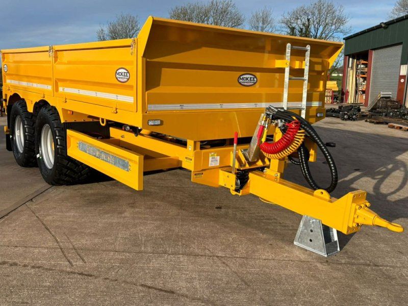 16T entrepenørvogn med nedfoldbare sider