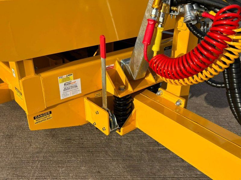 16T entrepenørvogn med nedfoldbare sider