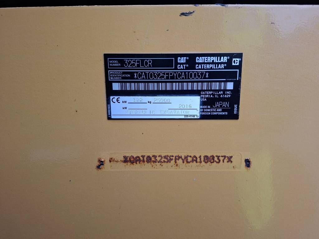 CAT 325 FL CR (With Trimble 3D GPS)