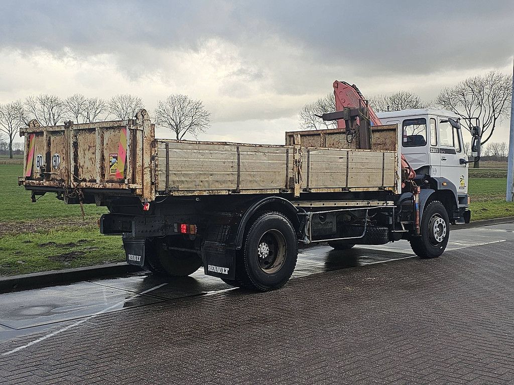 DAF 2300 TURBO french tipper crane