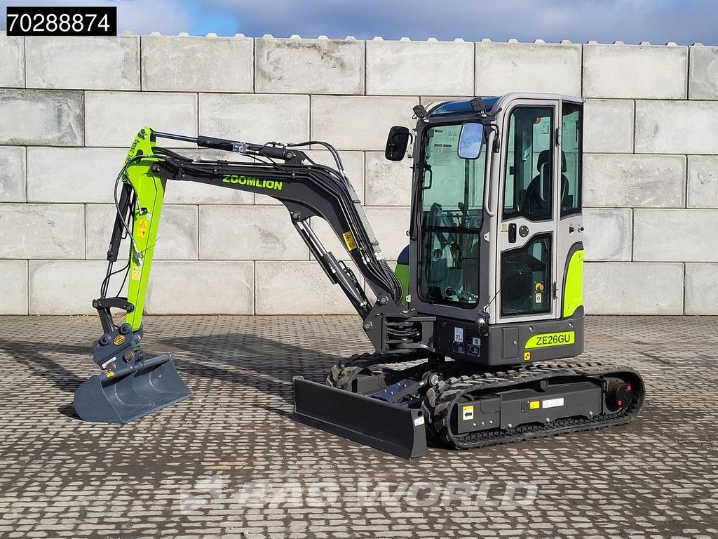 Zoomlion ZE26 GU WARRANTY – PIN-ON/3 BUCKETS - KUBOTA ENGINE