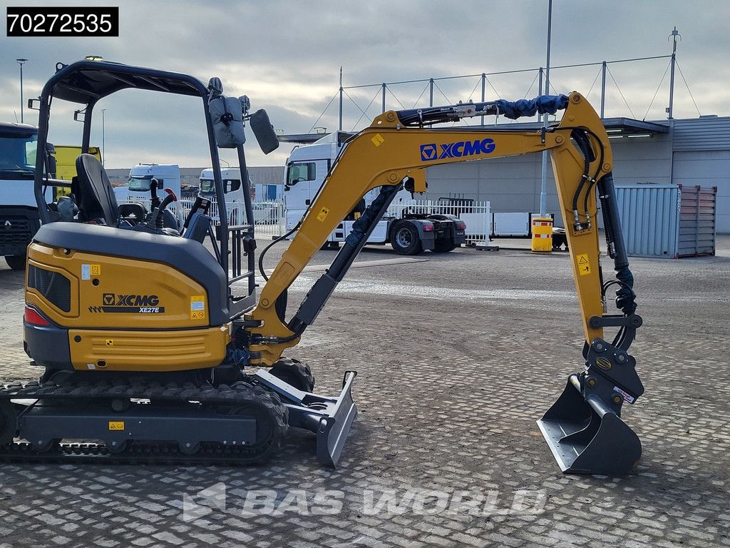 XCMG XE27 E WARRANTY - PIN-ON/3 BUCEKTS - KUBOTA ENGINE