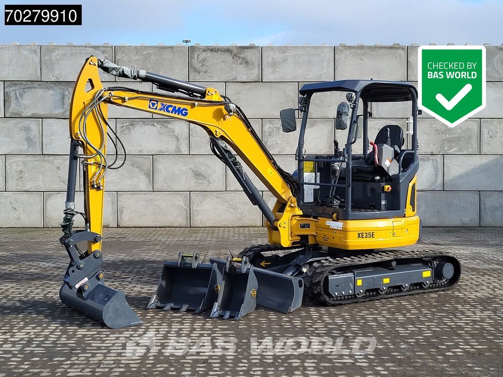 XCMG XE35 E WARRANTY - PIN-ON/3 BUCKETS - YANMAR ENGINE