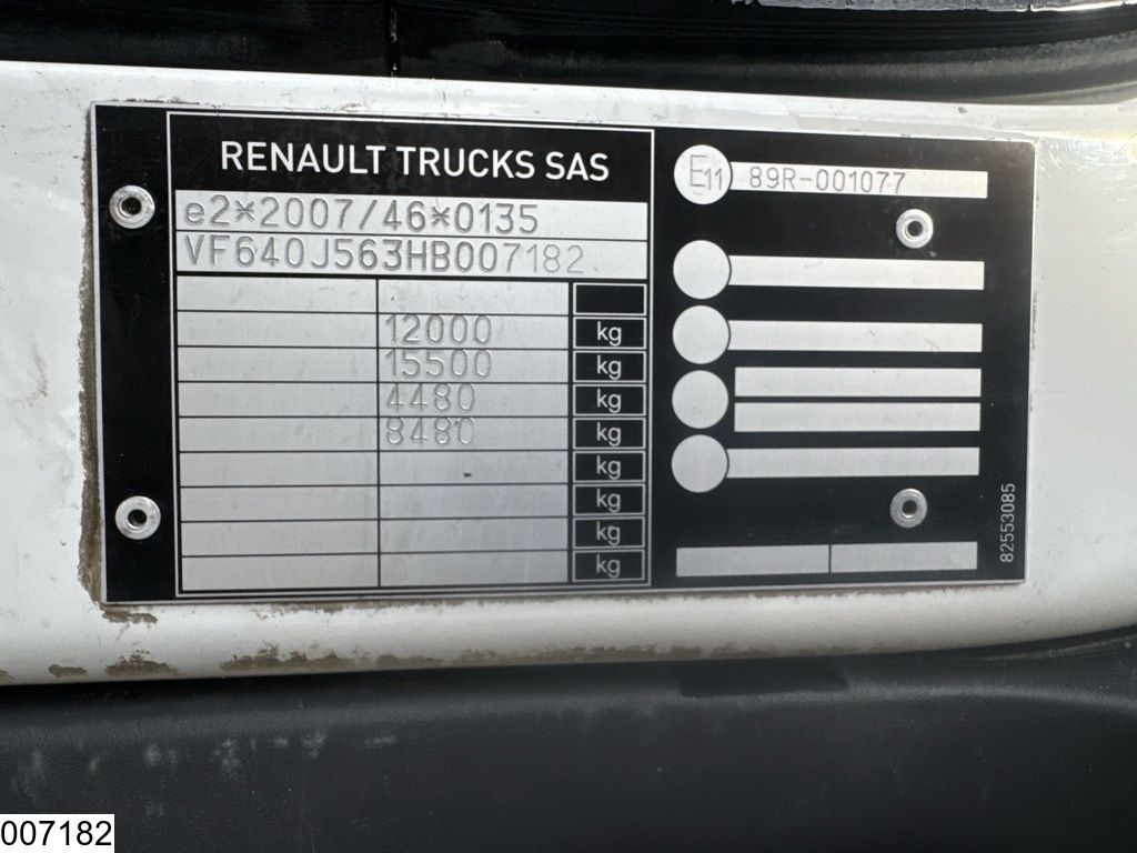 Renault D12 210 EURO 6, Dhollandia