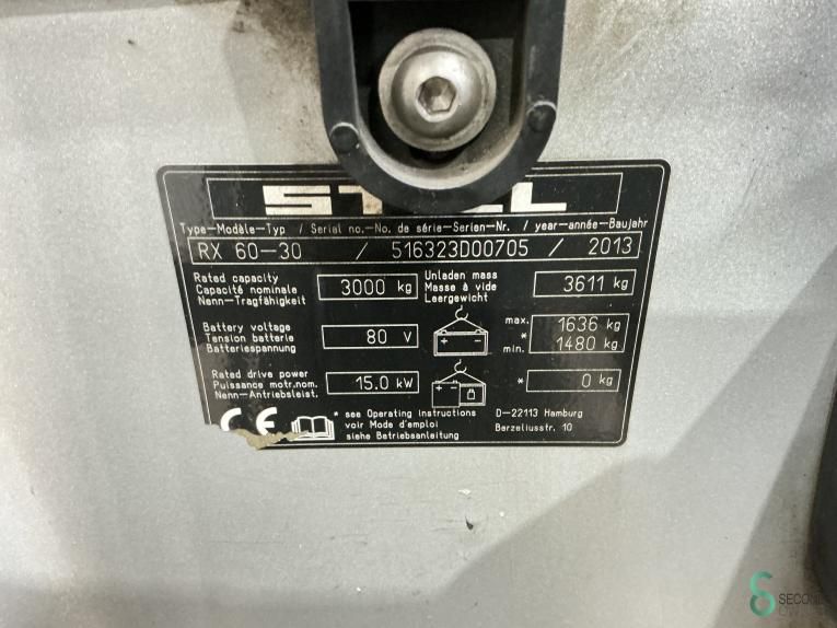 Gabelstapler Elektrisch Still RX60-30 2013