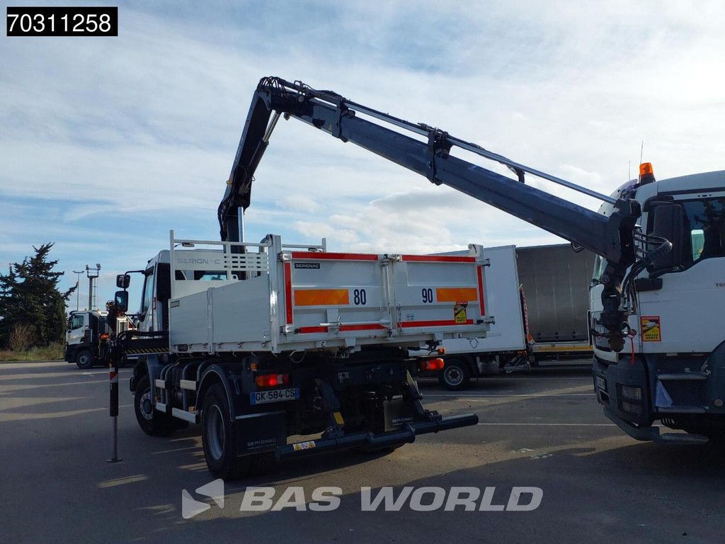 Renault D 280 4X4 HIAB X-HIDUO 118 Kran Crane Tipper Automatic Euro 6