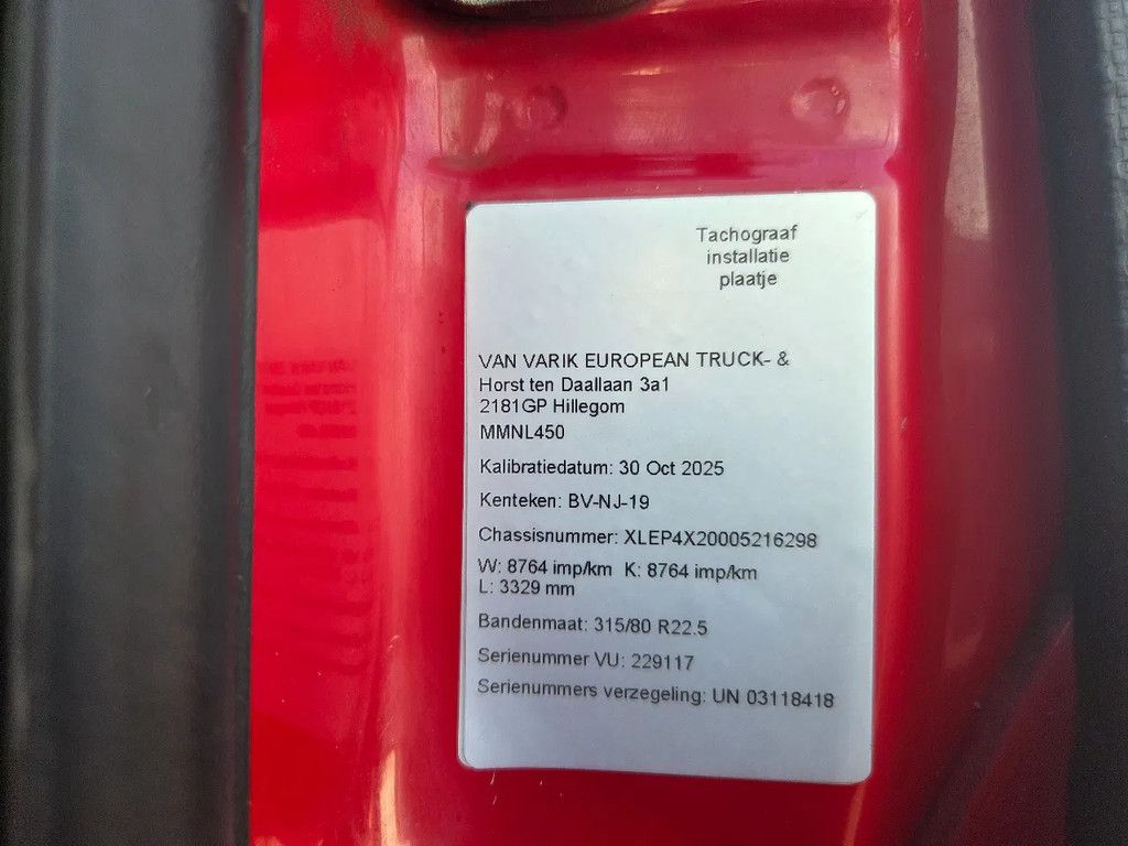 Scania P380 P380 4x2 bladgeveerd handgeschakeld eur 5 APK 11/2026