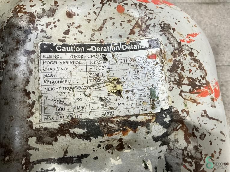 Gabelstapler Diesel Nissan G1D2A30Q 2008