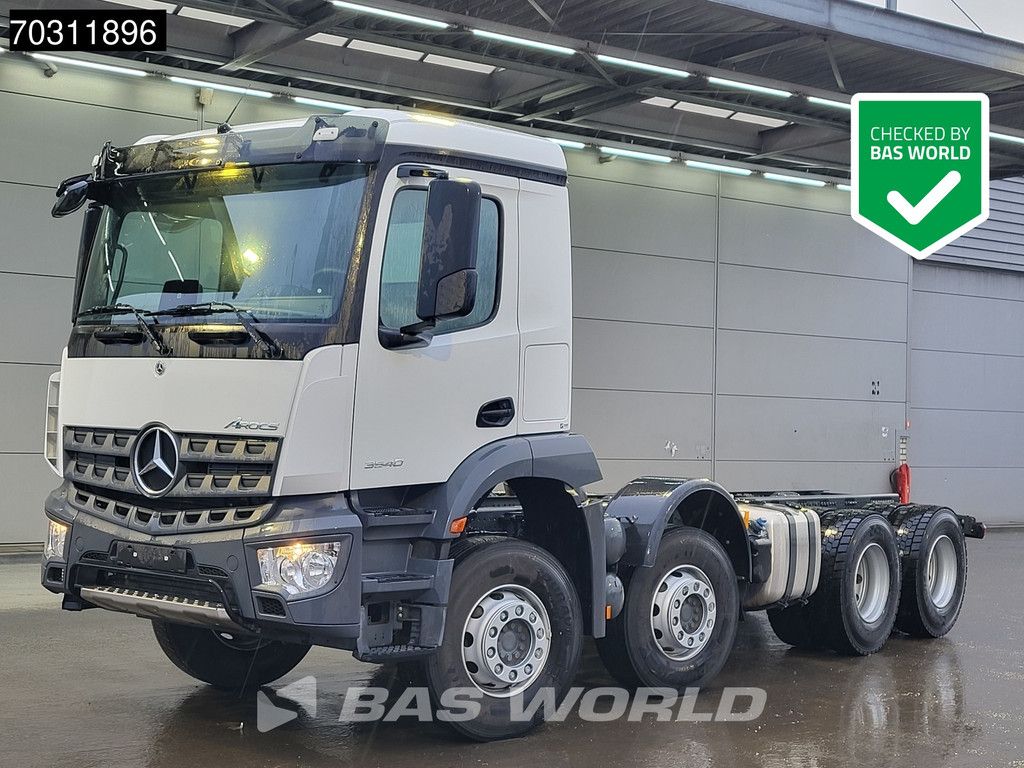 Mercedes Actros 3540 8X4 NEW 8x4 Chassis Steelsuspension Automatic Airco Euro 6