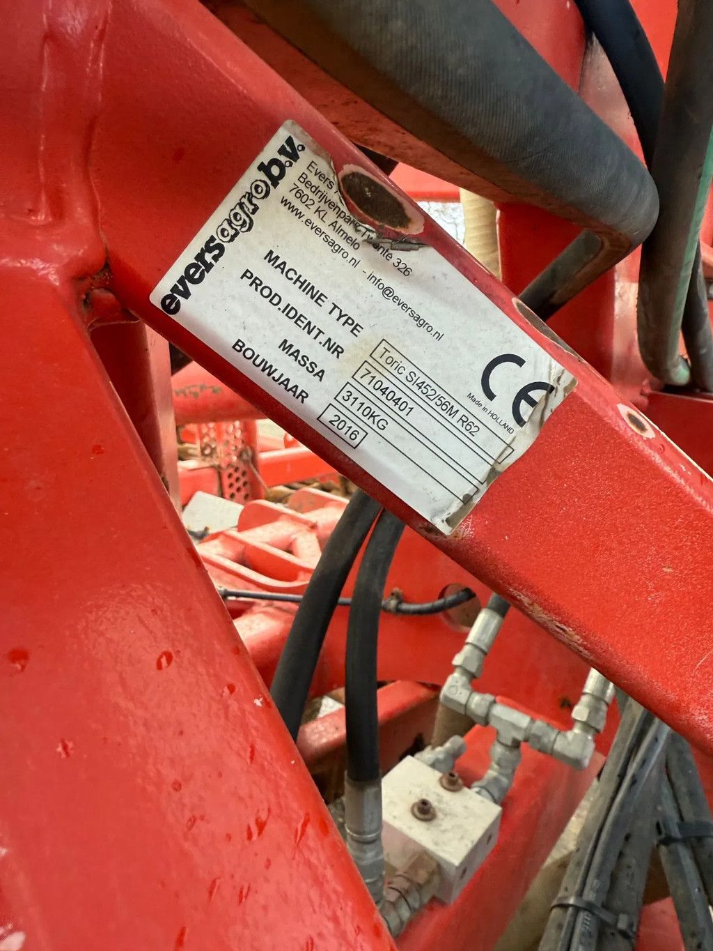 Kaweco Evers Toric SI 452 / 56 M R62 Schijvenbemester bouwland injecteur