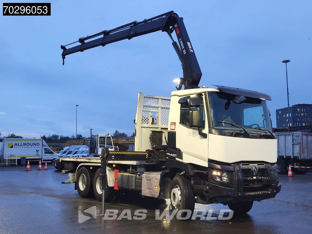 Renault C 430 6X4 HIAB 188 ES-3 X-HIDUO Crane Retarder Steelsuspension Big-Axle Euro 6