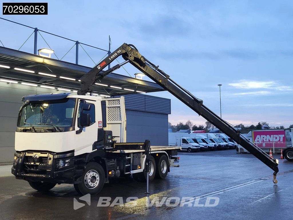 Renault C 430 6X4 HIAB 188 ES-3 X-HIDUO Crane Retarder Steelsuspension Big-Axle Euro 6
