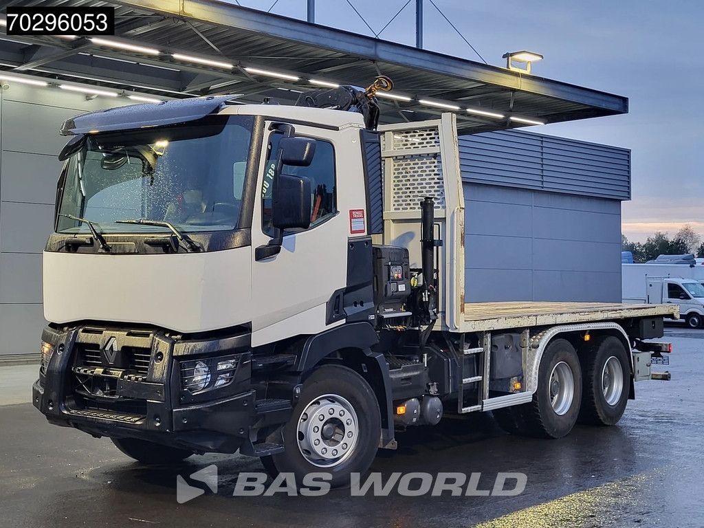 Renault C 430 6X4 HIAB 188 ES-3 X-HIDUO Crane Retarder Steelsuspension Big-Axle Euro 6