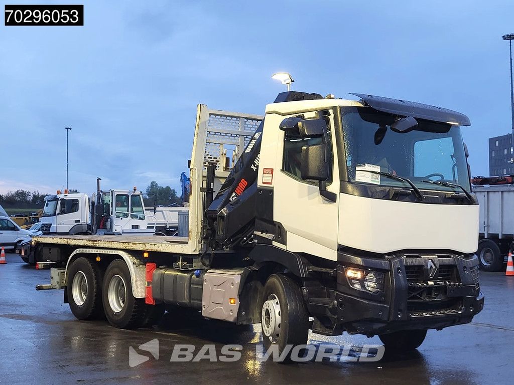Renault C 430 6X4 HIAB 188 ES-3 X-HIDUO Crane Retarder Steelsuspension Big-Axle Euro 6