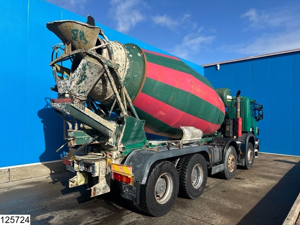 Scania P 380 EURO 4, Cifa 9m3, Steel suspension, Manual