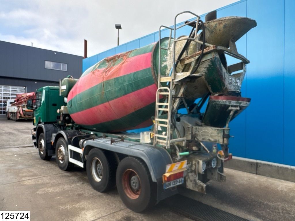 Scania P 380 EURO 4, Cifa 9m3, Steel suspension, Manual