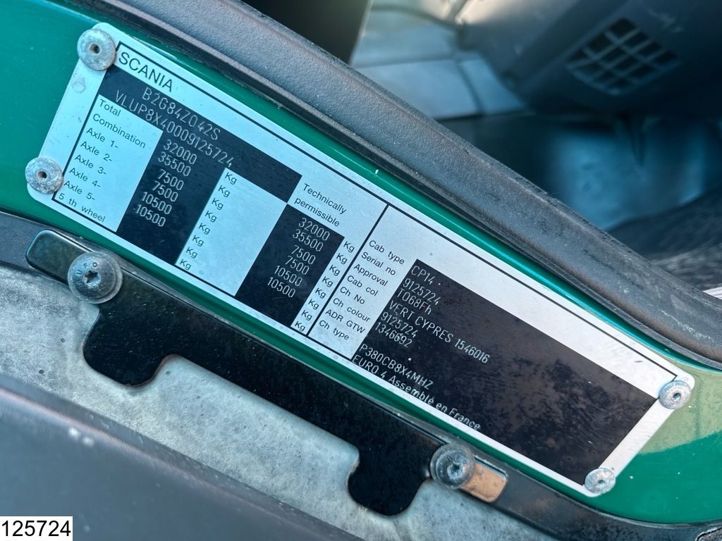 Scania P 380 EURO 4, Cifa 9m3, Steel suspension, Manual